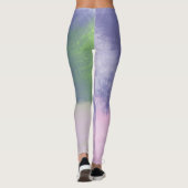 abstrakte Ölmalerei Leggings (Rückseite)