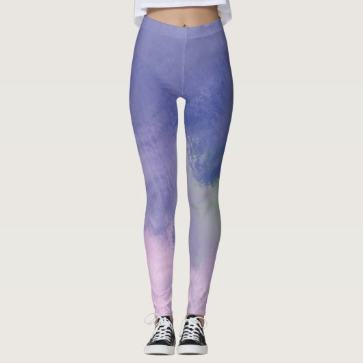 abstrakte Ölmalerei Leggings (Vorderseite)