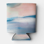 Abstrakte Ölmalerei, Leinwand-Textur. Dosenkühler (Vorderseite)