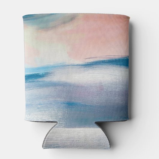 Abstrakte Ölmalerei, Leinwand-Textur. Dosenkühler (Rückseite)