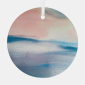 Abstrakte Ölmalerei, Leinwand-Textur. Ornament Aus Glas (Rückseite)