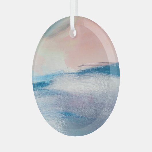 Abstrakte Ölmalerei, Leinwand-Textur. Ornament Aus Glas (Vorderseite links)