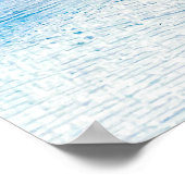 Abstrakte Ölmalerei, Leinwand-Textur. Poster (Ecke)