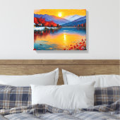 Abstrakte Ölmalerei Leinwanddruck (Insitu (Schlafzimmer))