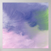 abstrakte Ölmalerei Poster (Vorne)