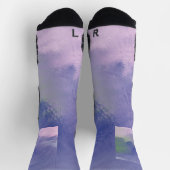 abstrakte Ölmalerei Socken (Oben)
