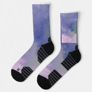 abstrakte Ölmalerei Socken