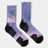 abstrakte Ölmalerei Socken (Rechts)