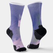 abstrakte Ölmalerei Socken (Gewinkelt)