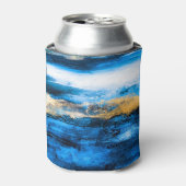 Abstrakte Ölstruktur: Moderner Kunsthintergrund. Dosenkühler (Kanne Vorderseite)