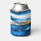 Abstrakte Ölstruktur: Moderner Kunsthintergrund. Dosenkühler (Kanne Rückseite)