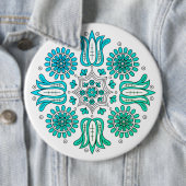 Abstrakte Ombre-Blume Button (Beispiel)