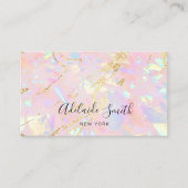 abstrakte Opal-Struktur Visitenkarte (Vorderseite)