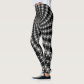 Abstrakte optische Illusion Leggings (Links)