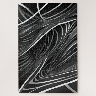 Abstrakte optische Illusion Puzzle