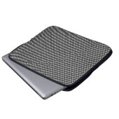Abstrakte optische Punkte - Notebook-Computer-Sieb Laptopschutzhülle (Vorne Knopf)