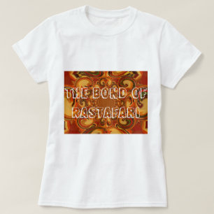 Abstrakte Orange-, Braun- und Grüntöne T-Shirt