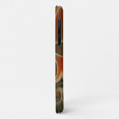 Abstrakte Orange Flammen Set Phasers Case-Mate iPhone Hülle (Hinten/Links)