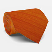 abstrakte Orange Krawatte (Gerollt)