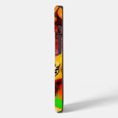 Abstrakte Orange Limone Digitaldrucklackierung Case-Mate iPhone Hülle (Rückseite / Links)