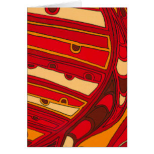 Abstrakte orange Platten