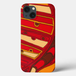 Abstrakte orange Platten Case-Mate iPhone Hülle