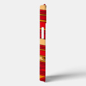 Abstrakte orange Platten Case-Mate iPhone Hülle (Rückseite / Rechts)