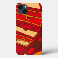 Abstrakte orange Platten
