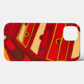 Abstrakte orange Platten Case-Mate iPhone Hülle (Rückseite (Horizontal))