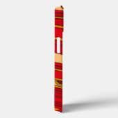 Abstrakte orange Platten Case-Mate iPhone Hülle (Rückseite / Rechts)