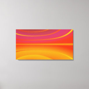Abstrakte Orange Swirl gezwirnte Canvas Print Leinwanddruck