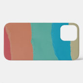 Abstrakte Orange- und Schwarzwalzmalerei Case-Mate iPhone Hülle (Rückseite (Horizontal))