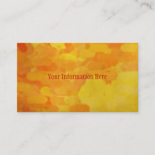 Abstrakte Orange-Visitenkarte Visitenkarte