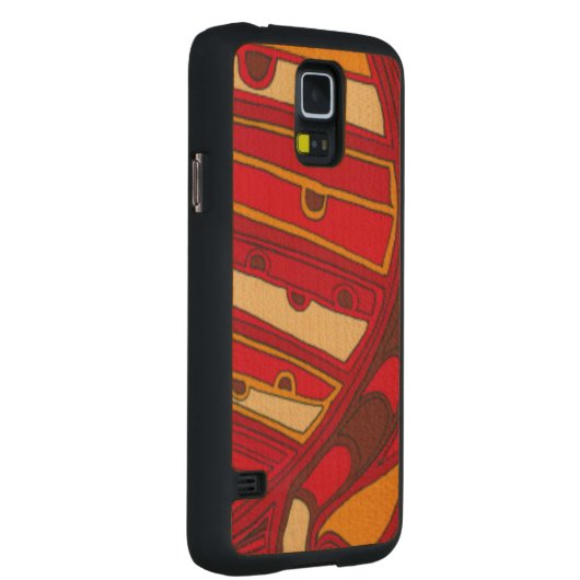 Abstrakte Orangenpanels (Rechts)