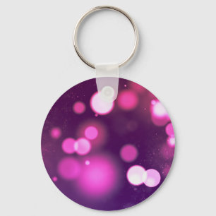 Abstrakte orb-rosa/Lila whimsical Abstract Design Schlüsselanhänger