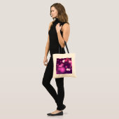 Abstrakte Orbe rosa/Lila whimsical Design Docks Tragetasche (Vorderseite (Model))