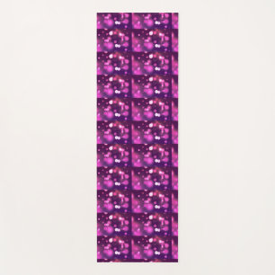 Abstrakte Orbs Pink/Lila Whimsical Design Yoga Yogamatte