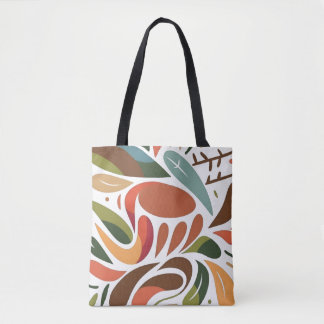 Abstrakte organische Muster-Tasche Tasche