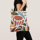 Abstrakte organische Muster-Tasche Tasche (Von Nahem)
