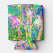 Abstrakte orientalische Lilien in meinem Rubio-Gar Dosenkühler (Rückseite)