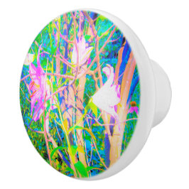 Abstrakte orientalische Lilien in meinem Rubio-Gar Keramikknauf