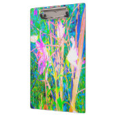 Abstrakte orientalische Lilien in meinem Rubio-Gar Klemmbrett (Links)