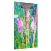 Abstrakte orientalische Lilien in meinem Rubio-Gar Klemmbrett (Rechts)