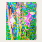 Abstrakte orientalische Lilien in meinem Rubio-Gar Planer (Rückseite)