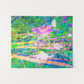 Abstrakte orientalische Lilien in meinem Rubio-Gar Wandteppich (Vorderseite (Horizontal))