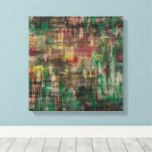 Abstrakte Original-Canvas-Prints Leinwanddruck (Insitu (Holzboden))