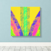 Abstrakte Originalkunst Leinwanddruck (Insitu (Holzboden))