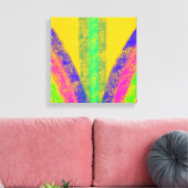 Abstrakte Originalkunst Leinwanddruck (Insitu (Wohnzimmer))