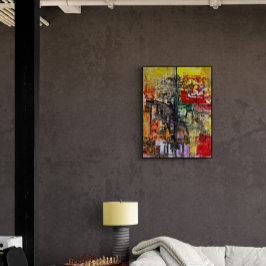 Abstrakte Originalkunst Poster