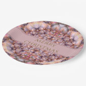 Abstrakte Ornamente Pappteller (Schrägansicht)